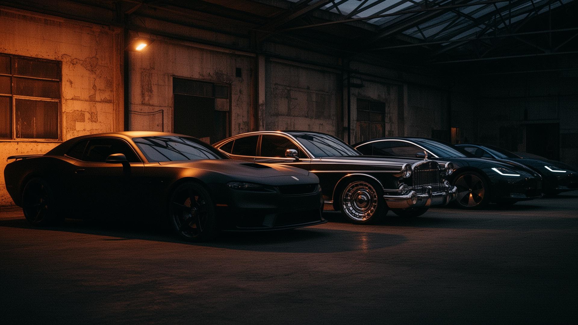 Premium bilar i ateljéljus — Motor-Life annonsering
